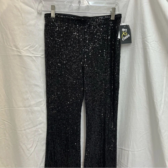NWT Art Class black sequin pants. - Picture 2 of 9